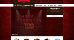 Desktop Screenshot of hotelcongress.com